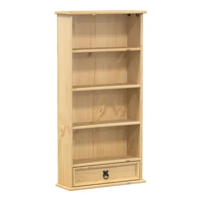 vidaXL CD Cabinet Display Cabinet Storage Cupboard Bookcase Solid Wood Pine