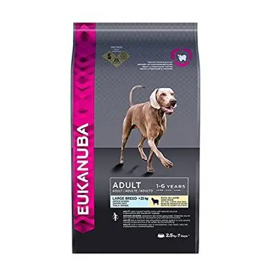 Eukanuba Adult Breed Lamb and Rice Dry Dog Food Large, 2.5 Kg