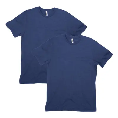 American Apparel CVC T-Shirt Style G2001CVC Heather Indigo (2-Pack)