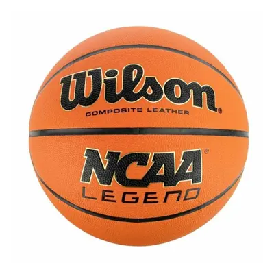 Basketball Ball Wilson NCAA Legend White Orange Leather Leatherette