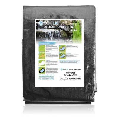 (4x5m) Swell UK Year Guarantee Pond Liner and Underlay