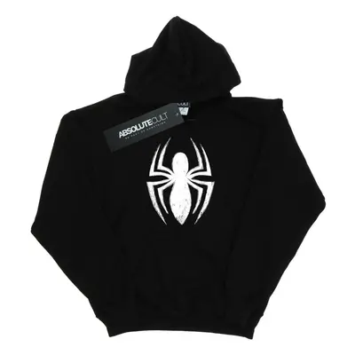 (L, Black) Marvel Womens/Ladies Spider-Man Ultimate Spider Logo Hoodie