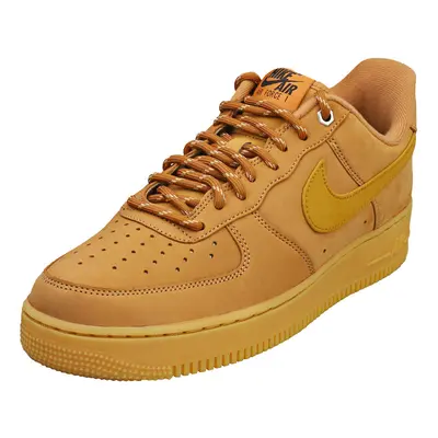 (8) Nike Air Force 07 Mens Fashion Trainers in Wheat