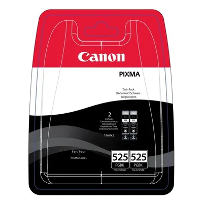 Canon PGI-525 Inkjet Cartridge Page Life 656pp Black Ref 4529B006 [Twin Pack]