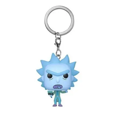 Rick and Morty Hologram Rick Clone Pocket Pop! Keychain