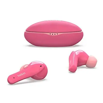 Belkin SOUNDFORM Nano, True Wireless Earbuds for Kids, 85dB Limit for Ear Protection, Online Lea