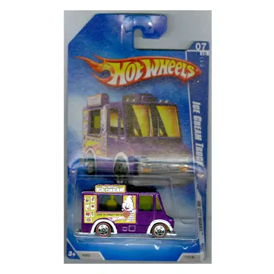 Hot Wheels Ice Cream Truck Red Line HW City Works 5-Spoke PURPLE 1:64 Scale 1:64 Scale