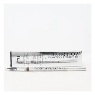 (03 Brown) Dior Diorshow Waterproof Eyebrow Pencil 0.04oz/1.19g New With Box