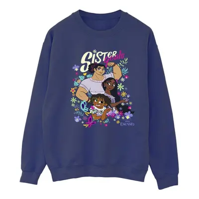 (M, Navy Blue) Disney Womens/Ladies Encanto Sister Goals Sweatshirt