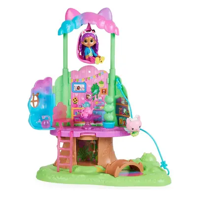 Gabbys Dollhouse, Transforming Garden Treehouse Playset with Lights, Figures, Accessories, Deliv