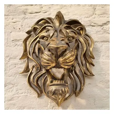 (30*25*10cm) Wall decoration animal head wall art hanging sculpture large lion head wall statue 