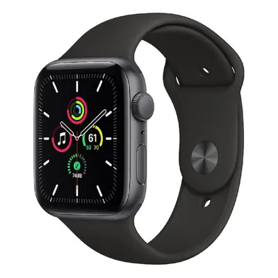 Apple Watch SE GPS 44mm Space Gray Aluminium Case with Black Sport Band