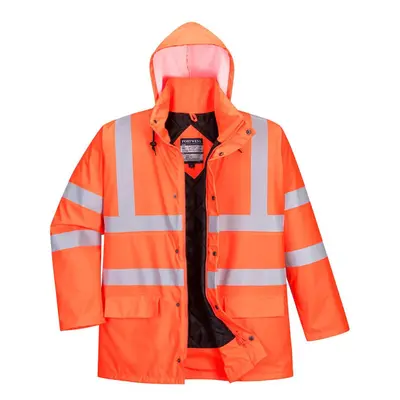 (S, Orange) Portwest Mens Ultra Sealtex Hi-Vis Winter Jacket