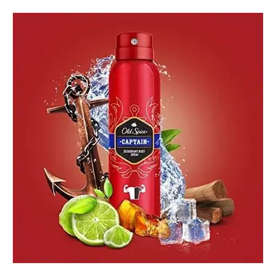 Old Spice Captain Deodorant Body Spray for Men ml