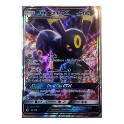 POKEMON, Sun and Moon, UMBREON GX 80/149