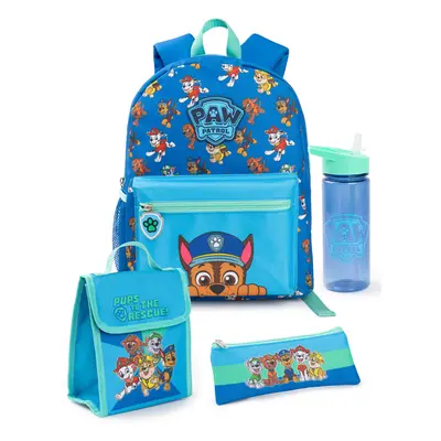 Paw Patrol Piece Backpack Set (Unisex Kids Blue)