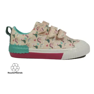 (8.5 (Children's)) Foxing Myth Kids | Pink Multi | Childrens Riptape Shoes