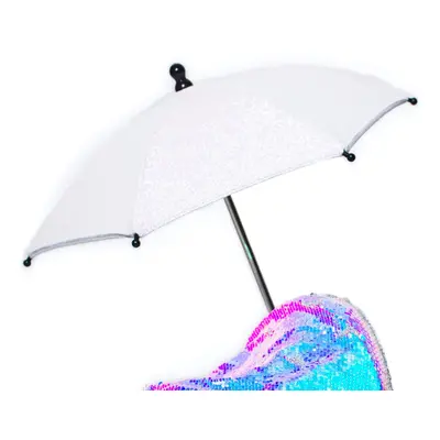 Polly Sparkle White Parasol