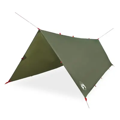 (olive green, x cm) vidaXL Camping Tarp Outdoor Tarpaulin Shelter Sunshade Tent Tarp Waterproof