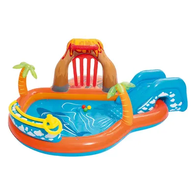 Bestway Play Centre Paddling Pool Inflatable Swimming Pool Lava Lagoon