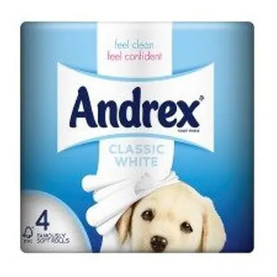 Andrex Classic White Toilet Tissue Rolls (6 x 4pk)