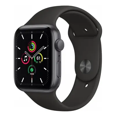 Apple Watch SE 44mm GPS Space Gray Aluminium Black Sport Band