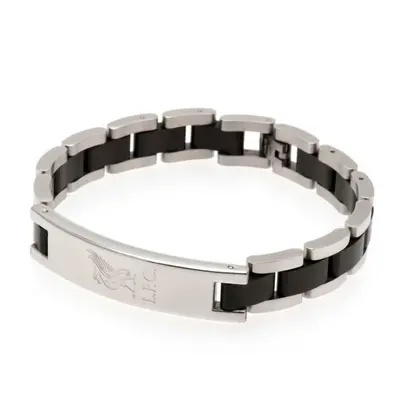 Liverpool FC Stainless Steel Black Inlay Bracelet