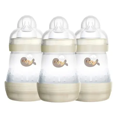 MAM Easy Start Self Sterilising Anti-Colic Baby Bottle Pack (3 x160 ml) with Slow Flow MAM Teats