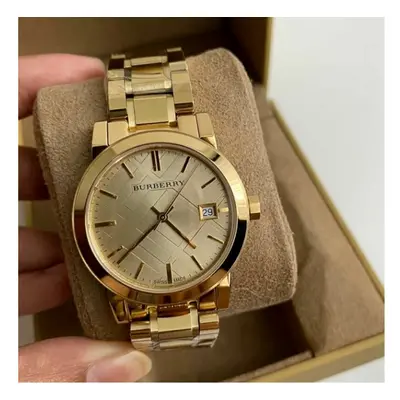 BURBERRY BU9134 WOMEN'S WATCH GOLD BRACELET GOLD DIAL GOLD CASE