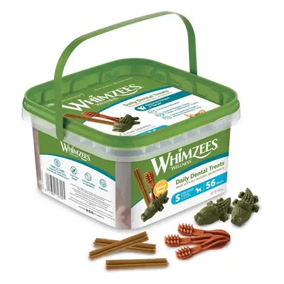 WHIMZEES ByWellness Variety Box, Mixed Shapes, Natural and Grain-Free Dog Chews, Dog Dental Stic