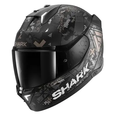 (XL) Shark Skwal i3 Full Face Helmet Hellcat Matt Black / Chrome / Anthracite