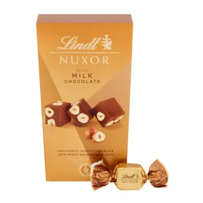 (Pack Of 4) Lindt Nuxor Milk Chocolate Hazelnut 165g