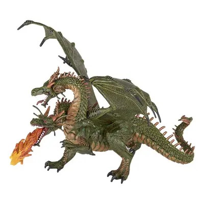 Papo Two Headed Dragon Fantasy World Toy Figure (36019)