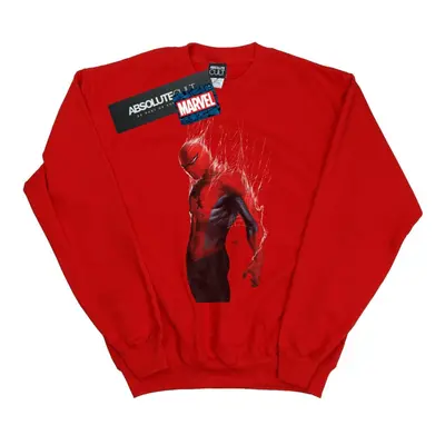 (XL, Red) Marvel Womens/Ladies Spider-Man Web Wrap Sweatshirt