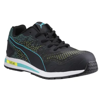 (7 UK, Black/Blue) Puma Womens/Ladies Vivid Green Heart Low Trainers