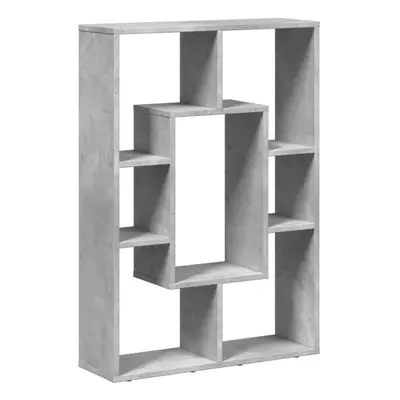 (concrete grey) vidaXL Bookcase Bookshelf Rack Storage Cabinet Engineered Wood