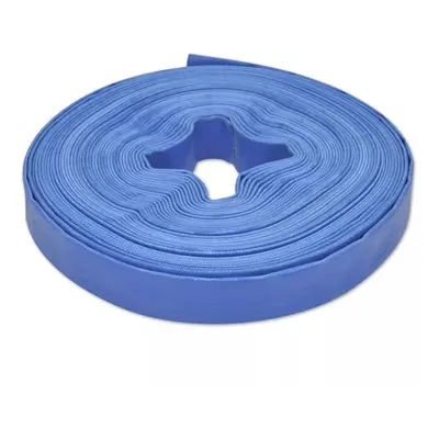 vidaXL Flat Hose 25m 1" PVC Water Delivery Farm Discharge Pipe Pump Tubing