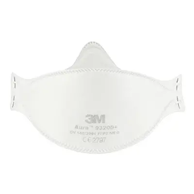 3M 9320D+ Aura Disposable Particulate Respirator, FFP2, Nonvalved, Pack