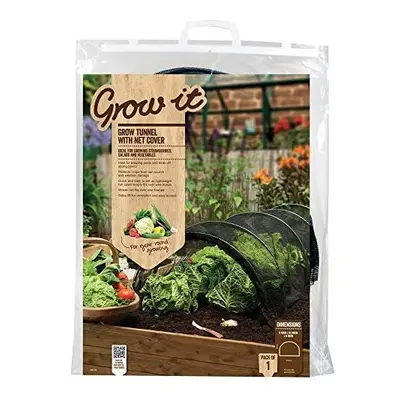 Gardman Limited Grow Tunnel with Fleece Cover, Black, x x 63.5 cm,8773