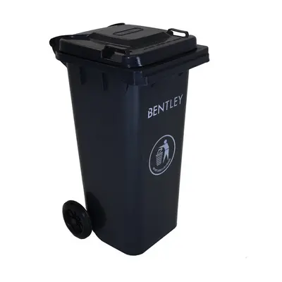 Charles Bentley Outdoor Household Waste Medium Rubbish Litre Wheelie Bin