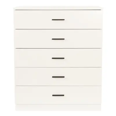 (5 Draw Cabinet) White Wooden Bedroom Furniture Cabinet Chest of Drawers Dressing Table Wardrobe