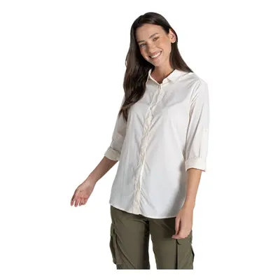 (20 UK, Sea Salt) Craghoppers Womens/Ladies Freeda Nosilife Long-Sleeved Shirt