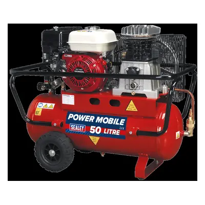 Air Compressor 50L Belt Drive Petrol Engine 5.5hp