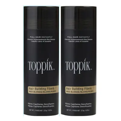 Toppik Hair Building Fibers - # Medium Blonde 27.5g/0.97oz(pk2)