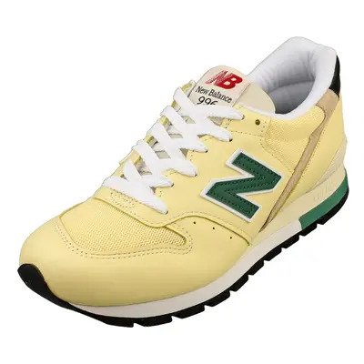 (7.5) New Balance Made In Usa Unisex Fashion Trainers in Yellow Green