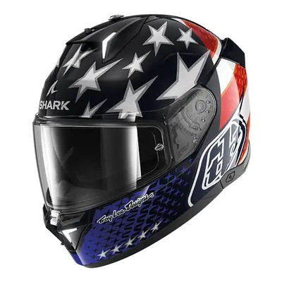 (XL) Shark x Troy Lee Designs Skwal i3 Full Face Helmet US Flag Blue / Red / White