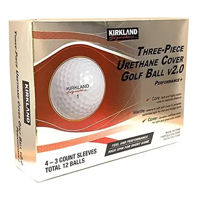 Three-Piece Urethane Cover Golf Ball v2.0, Dozen, Count