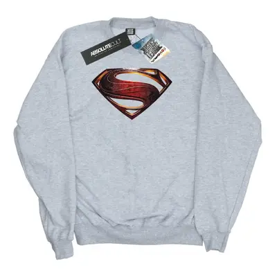 (XL, Sports Grey) DC Comics Mens Justice League Movie Superman Emblem Sweatshirt