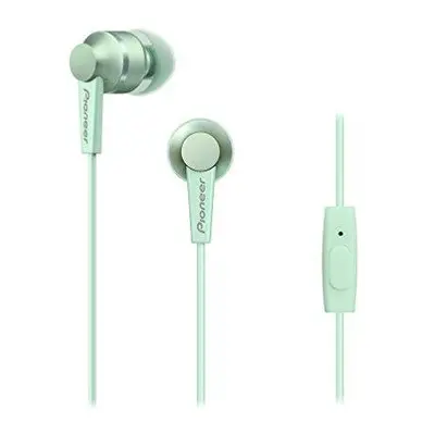 Pioneer SE-C3T(GR) In-Ear Headphones (Aluminium body, Control panel, Microphone, Silicone earplu