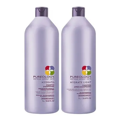 Pureology Hydrate Shampoo 1000ml & Conditioner 1000ml Duo